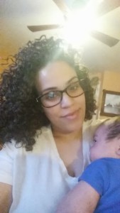 There's my little guy! I was really feeling my hair this day, it was so shiny although we were in the middle of January!