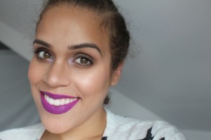 Dewy Skin with MAC Heroine Lipstick