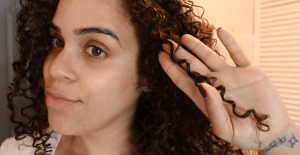 Screenshot of my tutorial showing my hair bounced right back!